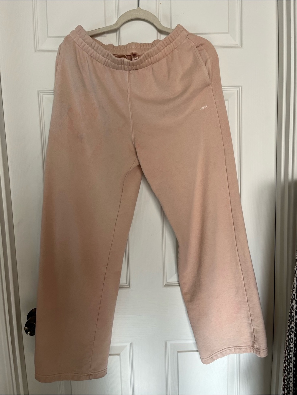 Skims SzXXS Blush Pink Elastic Waist, Drawstring Lounge Pants